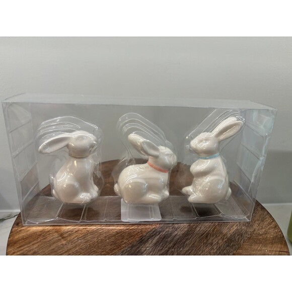 Ceramic Easter Bunny Set Target Set of 3 - Picture 2 of 3